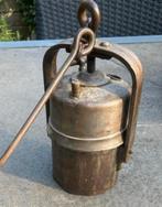 Carbid lamp uit 1920 - 1925 mijnlamp, Hobby en Vrije tijd, Ophalen of Verzenden, Gebruikt
