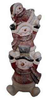 Drie kerst sneeuwmannen op elkaar €89 inclusief btw 70cm, Diversen, Kerst, Ophalen, Nieuw