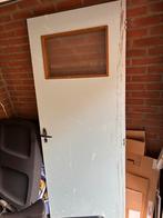 Gebruikte Binnendeur met Glas, Doe-het-zelf en Verbouw, Deuren en Horren, Ophalen, Gebruikt, Minder dan 80 cm, Binnendeur
