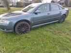 Audi A8 3.7 Quattro 206KW AUT 2004 Blauw, Automaat, 8 cilinders, Blauw, 109 €/maand