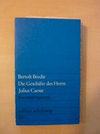 Bertolt Brecht - Die geschäfte des Herrn Julius Caesar, Boeken, Ophalen of Verzenden, Zo goed als nieuw