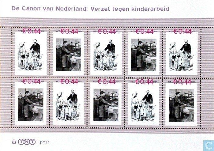 Canon van Nederland: Verzet tegen kinderarbeid, Postzegels en Munten, Postzegels | Nederland, Postfris, Na 1940, Ophalen of Verzenden