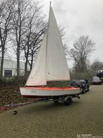 Volksboot 480 met trailer, Watersport en Boten, Open zeilboten, Gebruikt