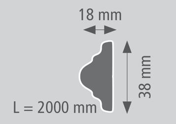 Sierlijsten Plafondlijst Hoeklijst CW 11 beschikbaar voor biedingen
