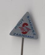 Zaandam Simonsz Hout speldje, Gebruikt, Niet vindbaar, Niet vindbaar, Speldje of Pin