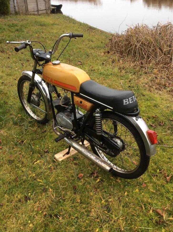 Beta Camoscio b.j. 1973, Fietsen en Brommers, Brommers | Oldtimers, Overige merken, Maximaal 45 km/u, Ophalen