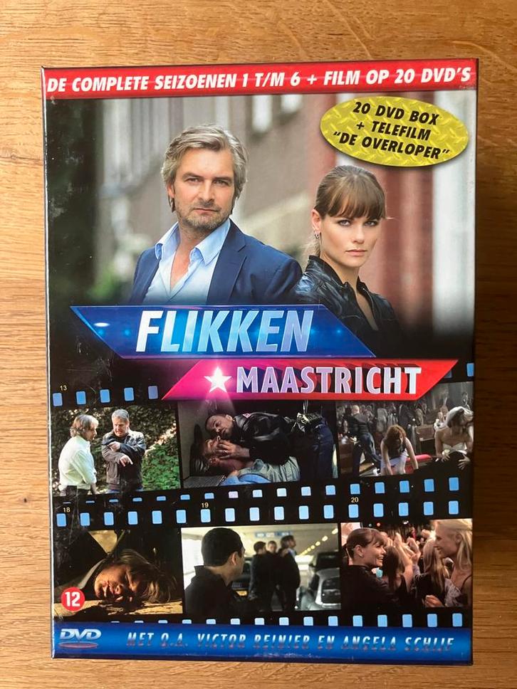 Flikken Maastricht DVD Box Seizoen 1-6 + Film + Seizoen 7!, Cd's en Dvd's, Dvd's | Tv en Series, Zo goed als nieuw, Vanaf 12 jaar