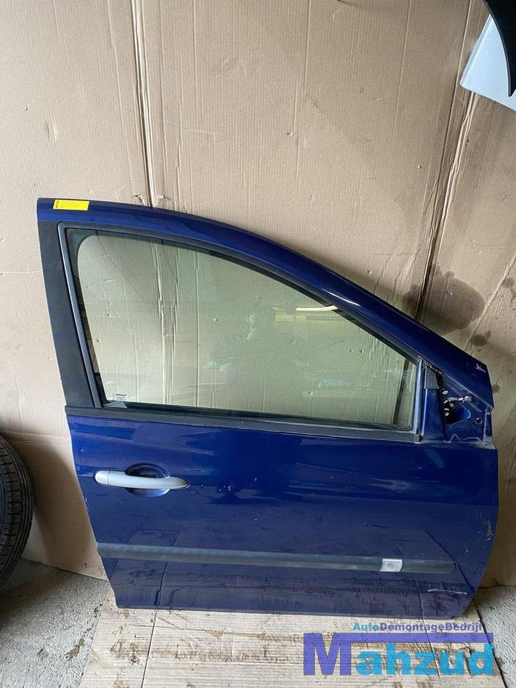 RENAULT CLIO 3 Blauw NV432 Rechts rechter voor deur portier, Auto-onderdelen, Carrosserie en Plaatwerk, Deur, Renault, Gebruikt