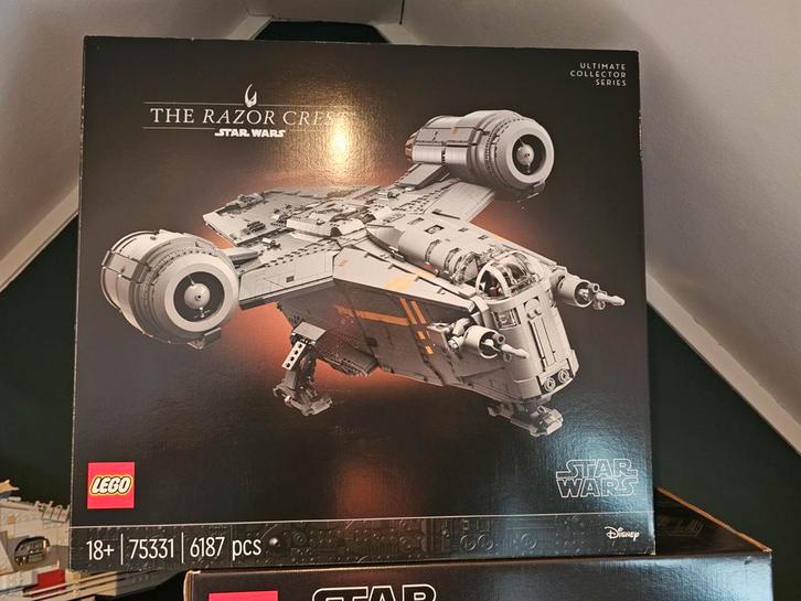 LEGO Star Wars 75331 UCS Razor Crest + Lichtset, Kinderen en Baby's, Speelgoed | Duplo en Lego, Zo goed als nieuw, Ophalen of Verzenden