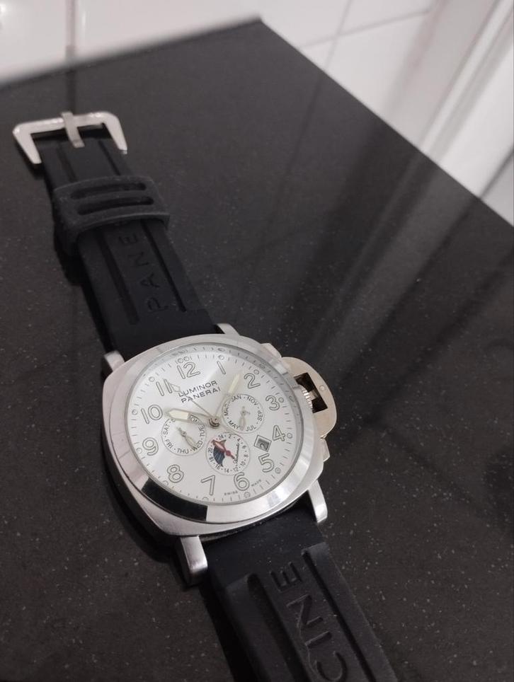 Panerai Luminor 44mm(automaat)., Sieraden, Tassen en Uiterlijk, Horloges | Heren, Nieuw, Polshorloge, Overige merken, Staal, Kunststof