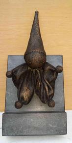 Brons Spookje op Hardsteen Sokkel 20 cm hoog. 115.00 Euro, Ophalen