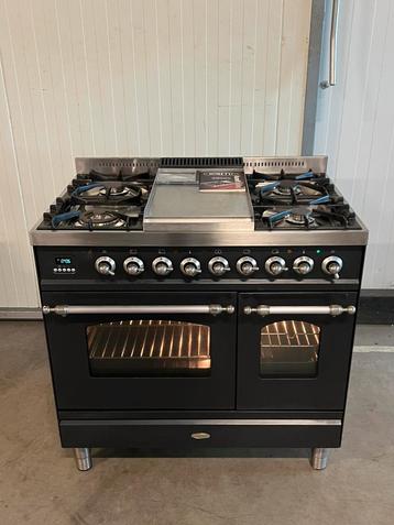 Luxe Boretti 5 pits met frytop 90 cm beschikbaar voor biedingen
