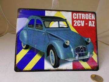 Emaile reclame plaat CITROEN 2CV (Reproductie) Ter decoratie beschikbaar voor biedingen