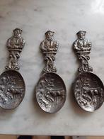 3 Tinnen lepeltjes, Antiek en Kunst, Antiek | Tin, Ophalen of Verzenden