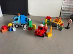 Duplo vuilniswagen, sleepwagen en brandweer quad, Complete set, Duplo, Ophalen of Verzenden, Zo goed als nieuw