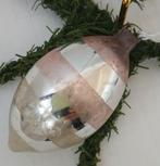Oude Antieke AJEKO kerstbal Ova met frost, Verzenden, Gebruikt