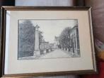 orig grafiettekening Tolsteegbrug Utrecht B. Elzendoorn, Antiek en Kunst, Ophalen