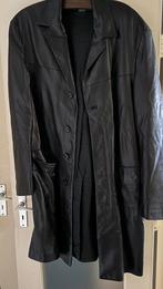 Lamslederen, gevoerde 1m lange jas maat 52 van Hugo Boss, Maat 52/54 (L), Zwart, Nieuw, Ophalen of Verzenden