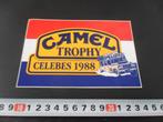 sticker camel trophy celebes 1988, Ophalen, Zo goed als nieuw, Bedrijf of Vereniging