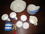 Cornishware Blue, Ophalen of Verzenden, Zo goed als nieuw, Aardewerk, Overige stijlen