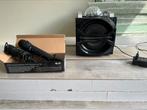 Box met discolamp en 2 microfoons, Audio, Tv en Foto, Karaoke-apparatuur, Zo goed als nieuw, Ophalen