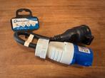 Camping stekker adapter CEE - 15cm, Caravans en Kamperen, Ophalen of Verzenden, Nieuw