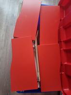 4x rode kallaxkast lades 1 roze deur, Huis en Inrichting, Kasten | Overige, Ophalen of Verzenden