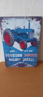 Blikken Bord Fordson Major Diesel 20x30 cm, Ophalen of Verzenden, Nieuw