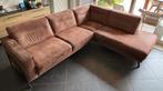 Leren hoekbank, Huis en Inrichting, Ophalen, Zo goed als nieuw, Leer