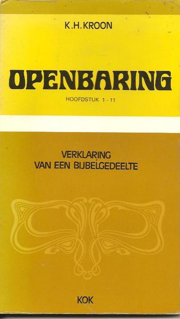 K.H.Kroon Openbaring hoofdstuk 1 - 11  beschikbaar voor biedingen