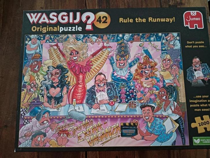 Wasgij puzzels 1000 stukjes, Hobby en Vrije tijd, Denksport en Puzzels, Zo goed als nieuw, Legpuzzel, 500 t/m 1500 stukjes, Ophalen