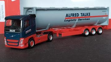 Volvo FH FD Alfred Talke bulktransport 1:87 H0 Herpa Pol  beschikbaar voor biedingen