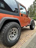 Jeep Wrangler 2001 Oranje, Auto's, Jeep, 2500 cc, 74 €/maand, 118 pk, Particulier