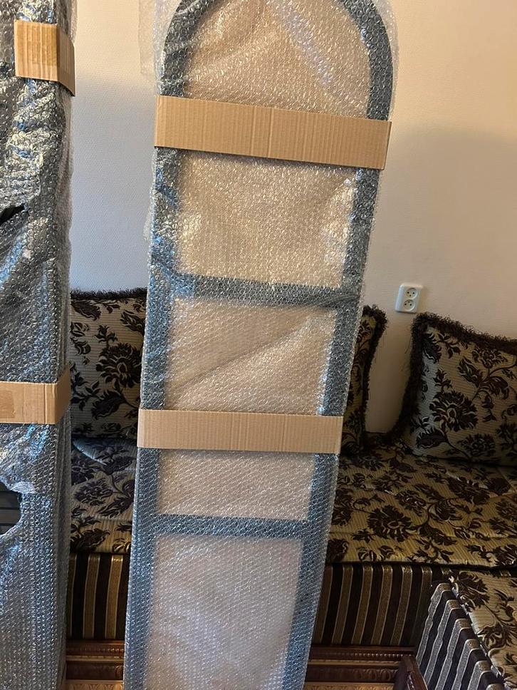 Nieuw: kamerscherm zwart met 4 panelen, Huis en Inrichting, Woonaccessoires | Kamerschermen, Nieuw, Ophalen