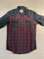 Zara Man Overhemd Rood Ruit M, Kleding | Heren, Overhemden, Zo goed als nieuw, Zara Man, Rood, Halswijdte 39/40 (M)