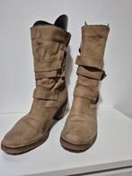 (Cowboy)laarzen maat 38 suède, Ophalen of Verzenden, Zo goed als nieuw, Zwart, Hoge laarzen