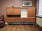 vintage XL houten kast / midboard / wandmeubel, Ophalen, Gebruikt, 200 cm of meer, Minder dan 150 cm