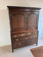 Antieke Eikenhouten Kabinetkast, Antiek en Kunst, Ophalen