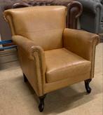 Prachtige Chesterfield Fauteuil Cognac., Gebruikt, Ophalen of Verzenden, 75 tot 100 cm, Chesterfield Brand