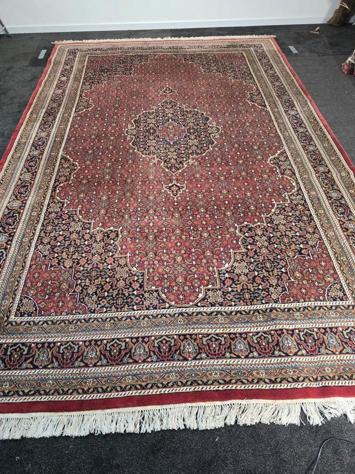 Groot Perzisch tapijt Bidjar 375x245 wollen vloerkleed, Huis en Inrichting, Stoffering | Tapijten en Kleden, Zo goed als nieuw