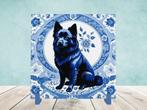 Schipperke Delfts Blauwe tegel incl houder, Ophalen of Verzenden, Nieuw