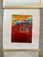 Zeefdruk Pjotr KONKEL Sunshine in your heart 402 / 500, Antiek en Kunst, Kunst | Litho's en Zeefdrukken, Ophalen