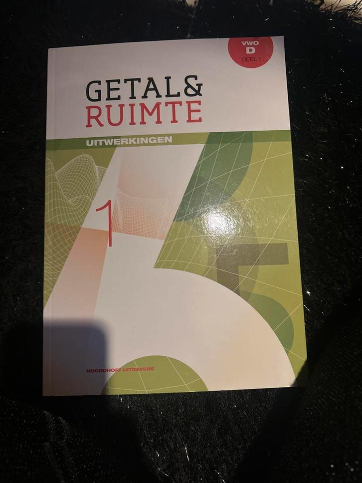 Getal & Ruimte VWO D Deel 1 Uitwerkingen, Boeken, Schoolboeken, Zo goed als nieuw, Wiskunde B, VWO, Ophalen of Verzenden