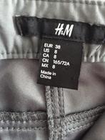 H&M faux leren broek 38, grijs. (2B19), Tweedehands verkoop, Ophalen of Verzenden, Grijs, Tweedehands verkoop