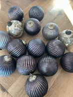 15 brocante, sobere kerstballen landelijk, Ophalen, Zo goed als nieuw