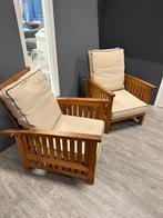 Teak tuinstoelen set, Tuin en Terras, Ophalen, Gebruikt, Teakhout