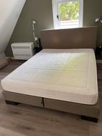 Scapa boxspring 160 bij 200 cm kleur taupe, Ophalen, Gebruikt, Tweepersoons, 200 cm