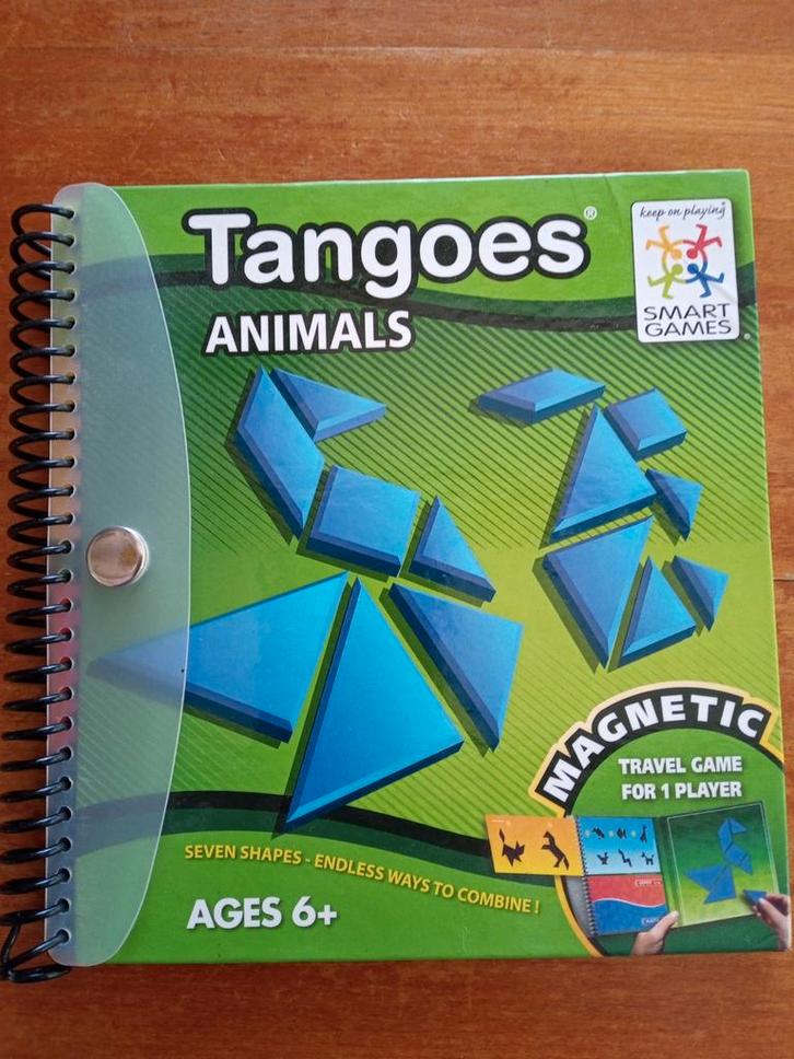 Smart games Tangoes Animals, ook leuk als reisspel, Kinderen en Baby's, Speelgoed | Educatief en Creatief, Zo goed als nieuw, Ophalen of Verzenden