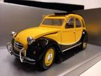 Citroen 2 CV 6 Charleston geel 1966 Solido metal 1:17 KRD, Hobby en Vrije tijd, Modelauto's | 1:18, Ophalen of Verzenden, Zo goed als nieuw