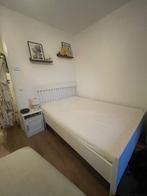 IKEA IDANAS Tweepersoonsbed 140 cm incl. Of excl. Matras, Ophalen, Gebruikt, Wit, Tweepersoons